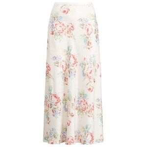 Polo Ralph Lauren Floral Maxi Skirt Rose Floral Size‎ 14
